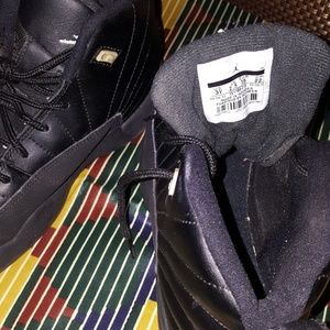 Black Air Jordan shoes